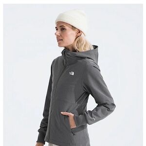 The North Face Womens Shelbe Raschel Charcoal Hooded Jacket